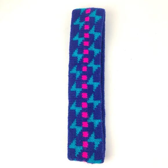 Vintage Neon Abstract Head Band Warmer - Picture 9 of 9